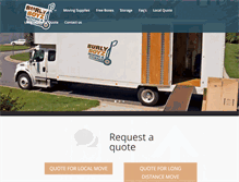 Tablet Screenshot of burlyboyzmoving.com